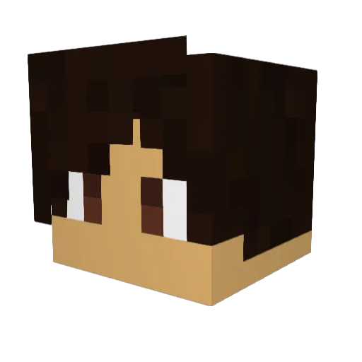 antoxamtl Minecraft avatar head, 3D render