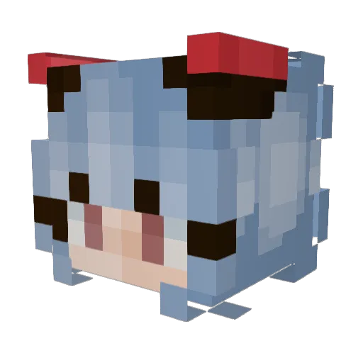 anttboi Minecraft avatar head, 3D render