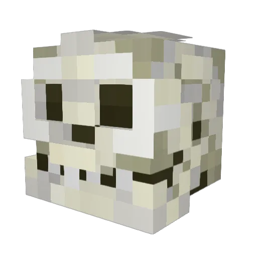 antvoid Minecraft avatar head, 3D render
