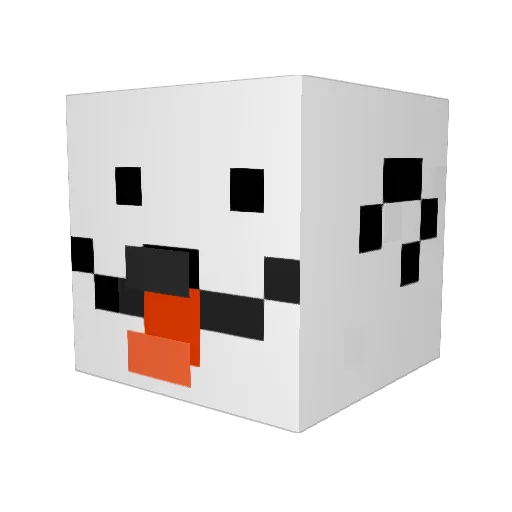 antwusnthere Minecraft avatar head, 3D render