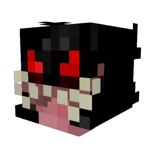 antyde Minecraft avatar head, 3D render