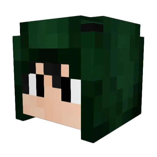antzio Minecraft avatar head, 3D render