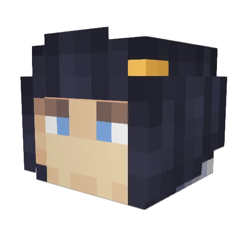 anubis1721 Minecraft avatar head, 3D render