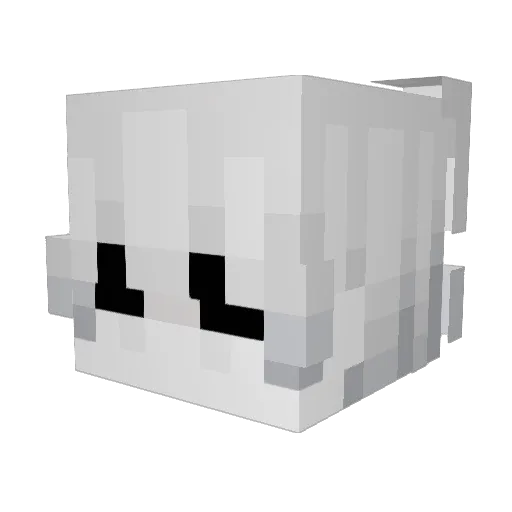 anubl Minecraft avatar head, 3D render