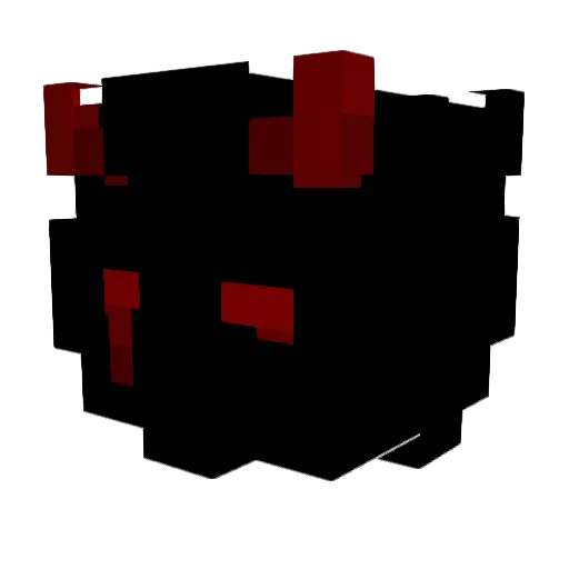 anubus12345 Minecraft avatar head, 3D render