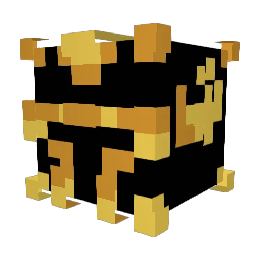 anunaqi Minecraft avatar head, 3D render