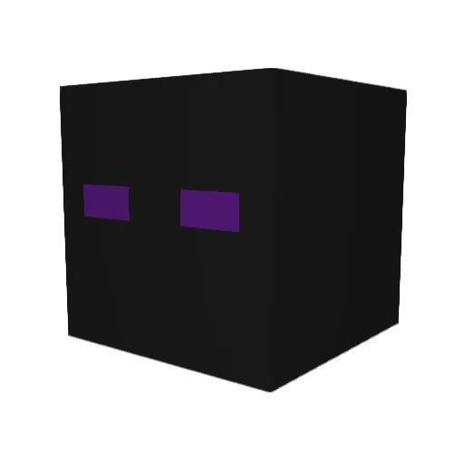 anunil Minecraft avatar head, 3D render