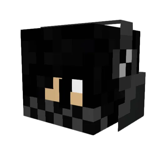 anve44 Minecraft avatar head, 3D render