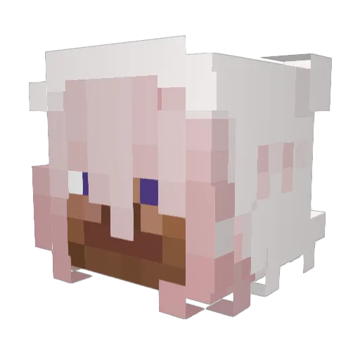 anya_the_pro Minecraft avatar head, 3D render