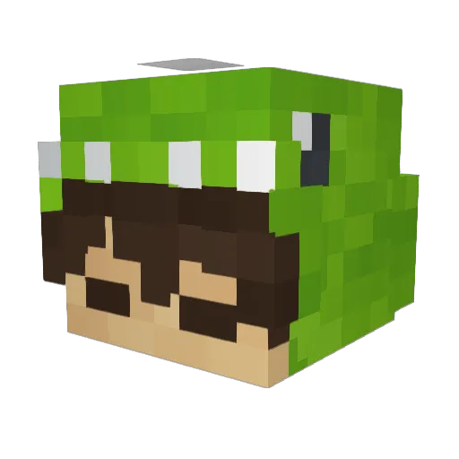anyamattt Minecraft avatar head, 3D render
