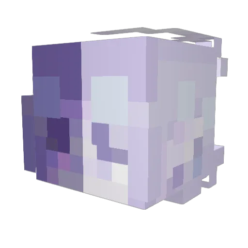 anythingforecast Minecraft avatar head, 3D render