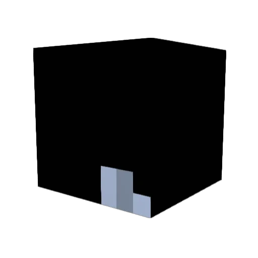 anyuhh Minecraft avatar head, 3D render