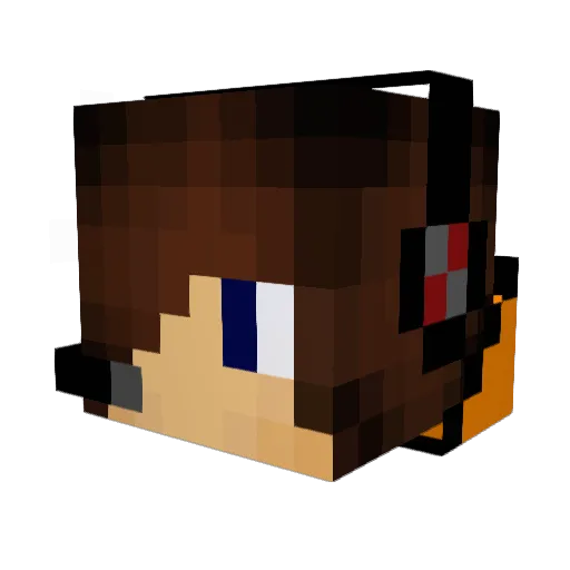 anzer_hardy Minecraft avatar head, 3D render