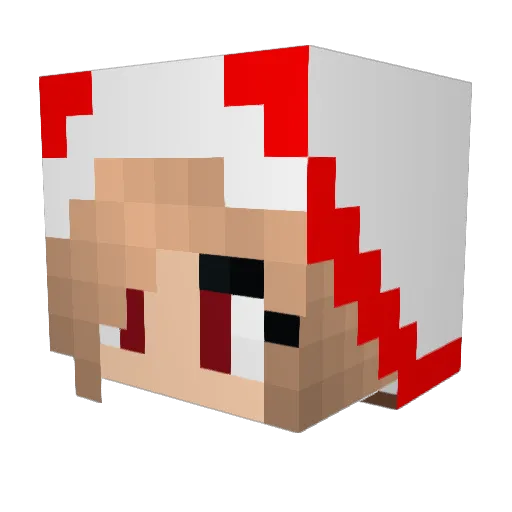 anzi69 Minecraft avatar head, 3D render