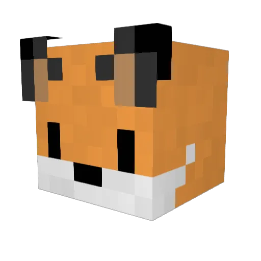 ao1012 Minecraft avatar head, 3D render