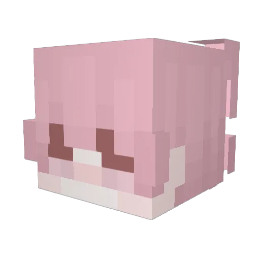aoar Minecraft avatar head, 3D render