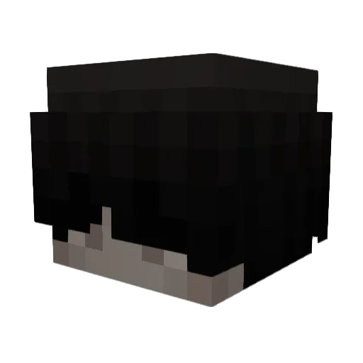 aocwp Minecraft avatar head, 3D render