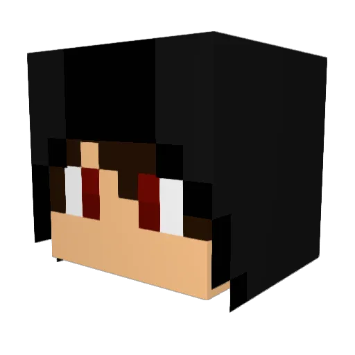 aodeuce Minecraft avatar head, 3D render