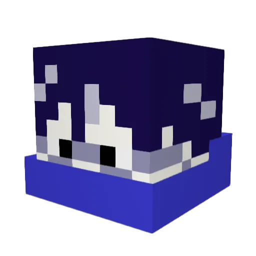 aoi111 Minecraft avatar head, 3D render