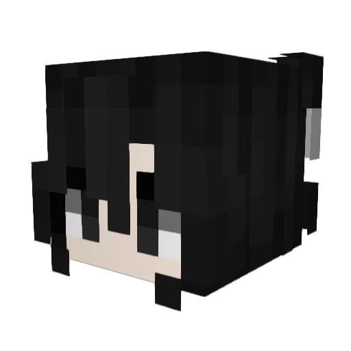 aoiri19 Minecraft avatar head, 3D render