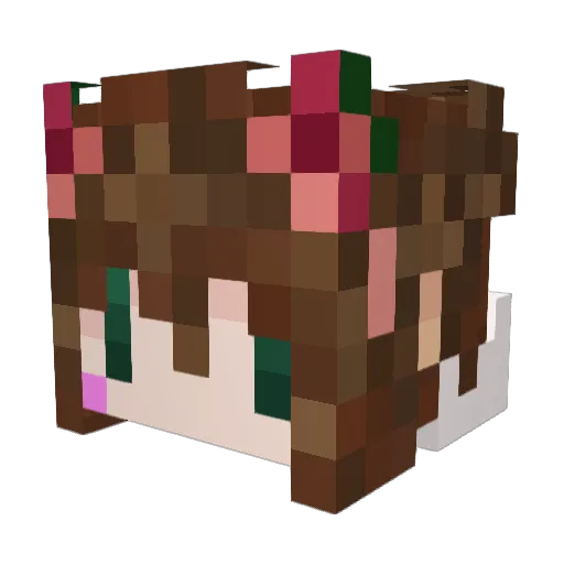 aoiyupiteru1024 Minecraft avatar head, 3D render