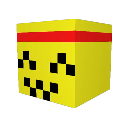 aonorikun Minecraft avatar head, 3D render