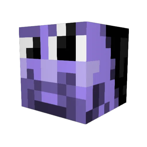 aoonifan Minecraft avatar head, 3D render
