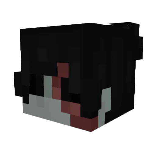 aowix Minecraft avatar head, 3D render