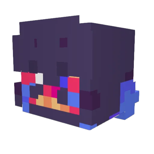 ap0c0lypseArisen Minecraft avatar head, 3D render