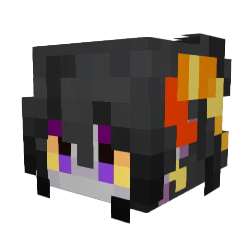 ap0calypseArisen Minecraft avatar head, 3D render