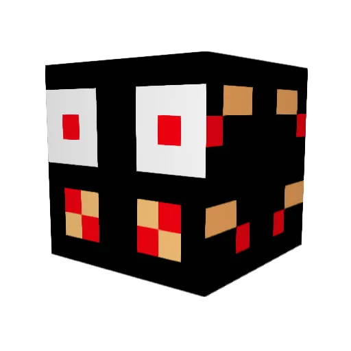 ap4869 Minecraft avatar head, 3D render