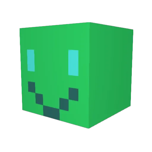 ap627 Minecraft avatar head, 3D render
