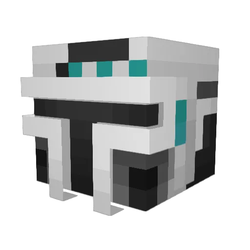 ap_ex Minecraft avatar head, 3D render