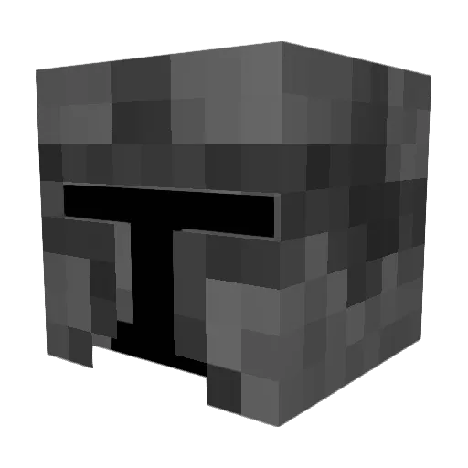 apachepub Minecraft avatar head, 3D render