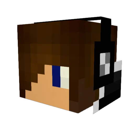 apanatack12 Minecraft avatar head, 3D render