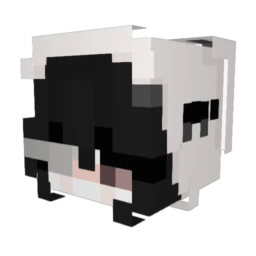 apanlee Minecraft avatar head, 3D render