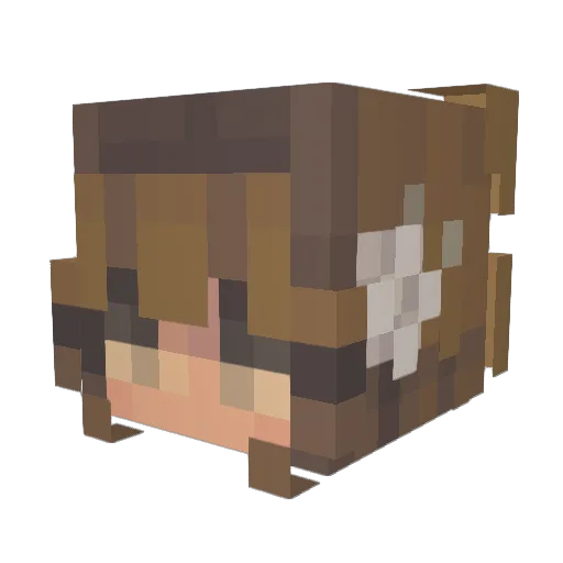 aparco18 Minecraft avatar head, 3D render