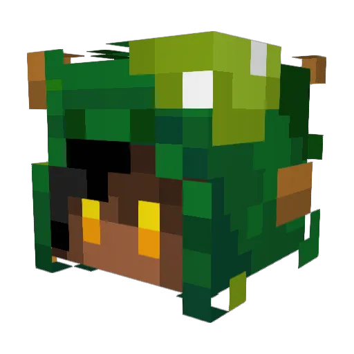 apartmentdruid Minecraft avatar head, 3D render