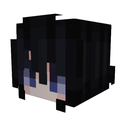 apatiaqw Minecraft avatar head, 3D render