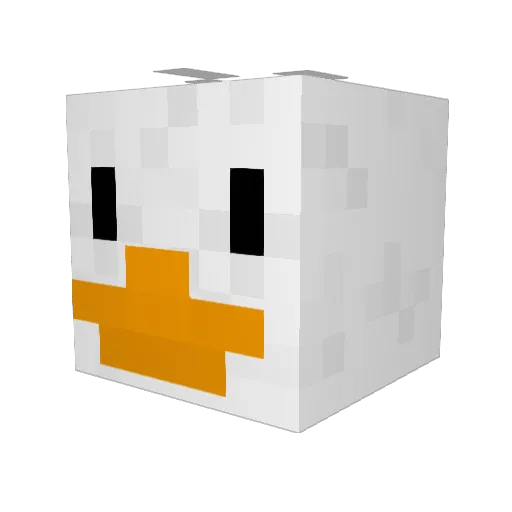 apee35 Minecraft avatar head, 3D render