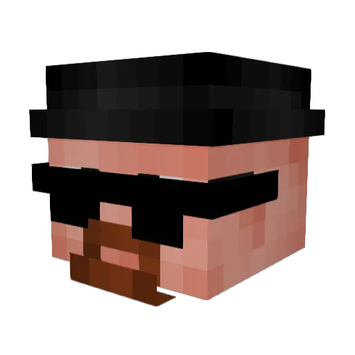 apekatt89 Minecraft avatar head, 3D render