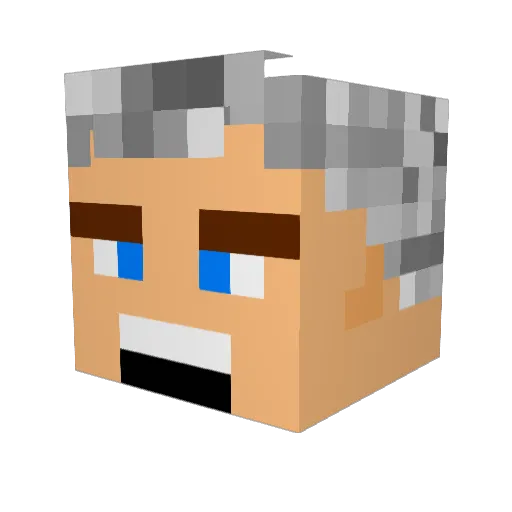 apeksik22 Minecraft avatar head, 3D render