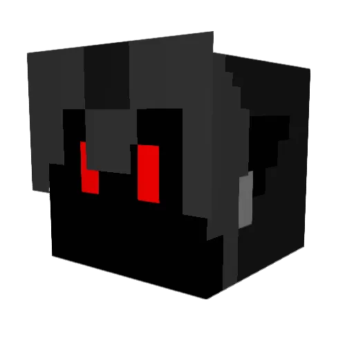 apelsinkaYT Minecraft avatar head, 3D render