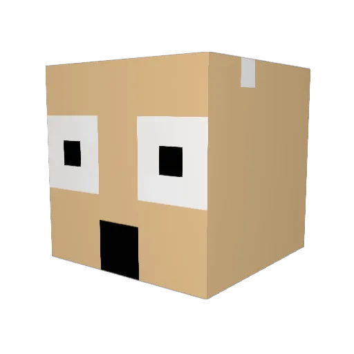apelskolan5 Minecraft avatar head, 3D render
