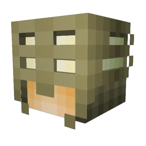 apeoo91 Minecraft avatar head, 3D render