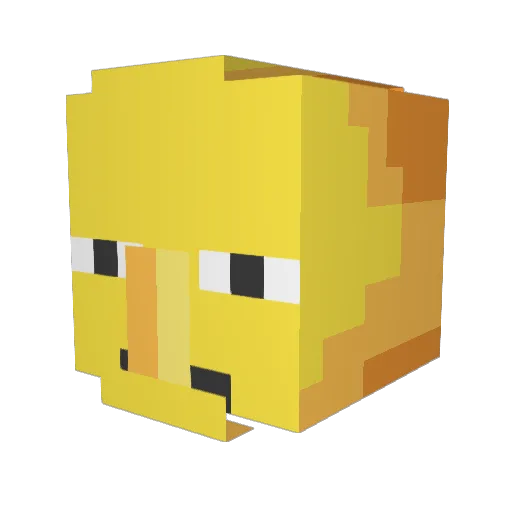 aperson4862 Minecraft avatar head, 3D render