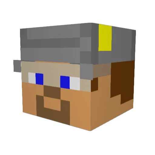 aperson4879 Minecraft avatar head, 3D render