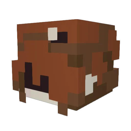 aphary Minecraft avatar head, 3D render