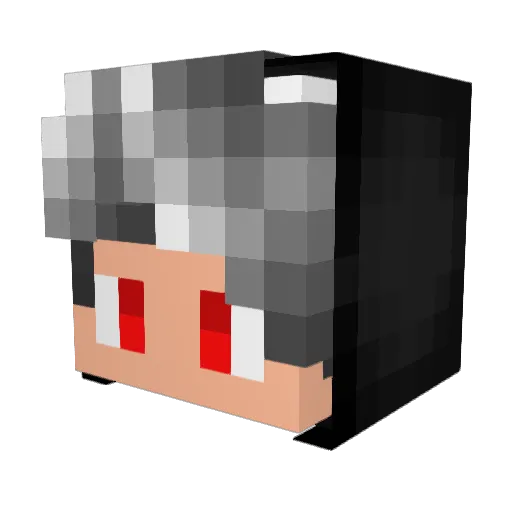 aphayallday Minecraft avatar head, 3D render