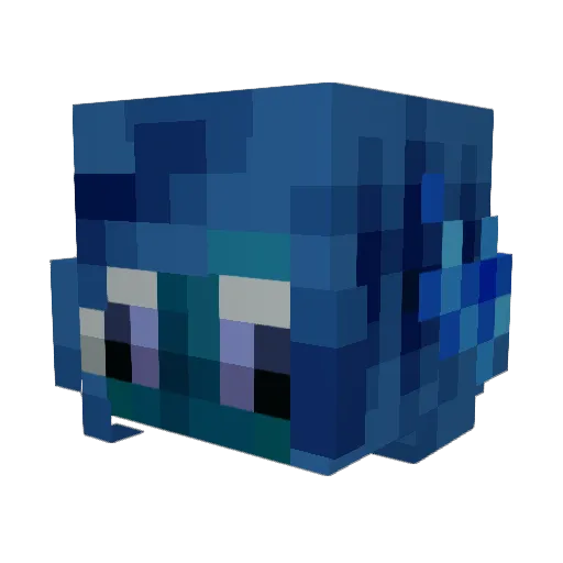 aphr0dites Minecraft avatar head, 3D render